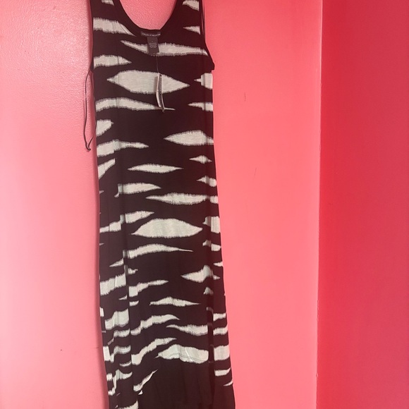 Sea Black and White Patterned Dress - Picture 3 of 6